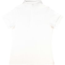 Polo manga corta de mujer viscosa 185 gr personalizado blanco Polo manga corta de mujer viscosa 185 gr personalizado blanco