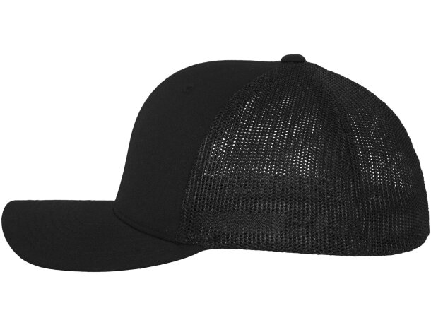 Gorra con acabado de sarga y rejilla