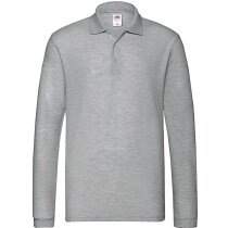 Polo de manga larga unisex 180 gr blanco