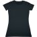 Camiseta de mujer en algodón orgánico 155 gr personalizada negra