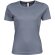 Camiseta de mujer 200 gr algodón liso personalizada gris