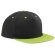 Gorra  estilo snapback de 5 Paneles personalizada negra