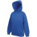 Sudadera lisa con capucha tallas de niño personalizada azul royal