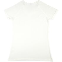 Camiseta de mujer tejido mixto 150 gr blanca Camiseta de mujer tejido mixto 150 gr blanca