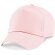 Gorra de algodón unisex rosa pastel