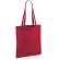 Bolsa de algodón con asas medianas personalizada roja