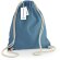 Bolsa mochila de algodón orgánico muy resistente azul fuerza aerea