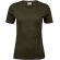 Camisetas de mujer manga corta algodón orgánico 220 g/m2 Interlock Salvia verde