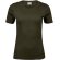 Camiseta de mujer 200 gr algodón liso Salvia verde