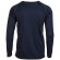 Camiseta manga larga tejido técnico unisex 135 gr Marino oscuro detalle 2