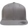 Gorra moderna de 6 paneles personalizada gris