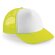 Gorra  modelo vintage especial para sublimación Amarillo fluorescente/blanco