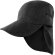 Gorra de algodón estilo legionario personalizada negra