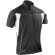 Camiseta de ciclista manga corta unisex 170 gr personalizada negro y blanco