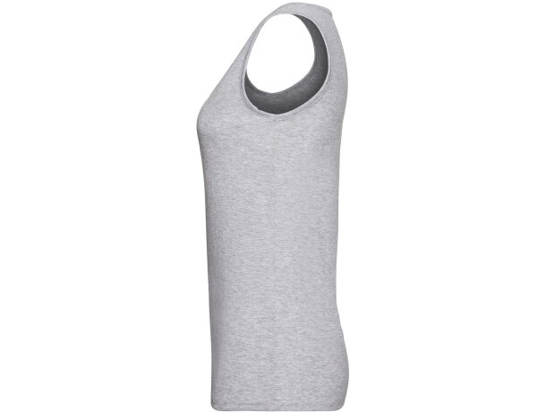Camisetas tirantes poliéster mujer 165 g/m2 Fruit Of The Loom Gris brezo detalle 1