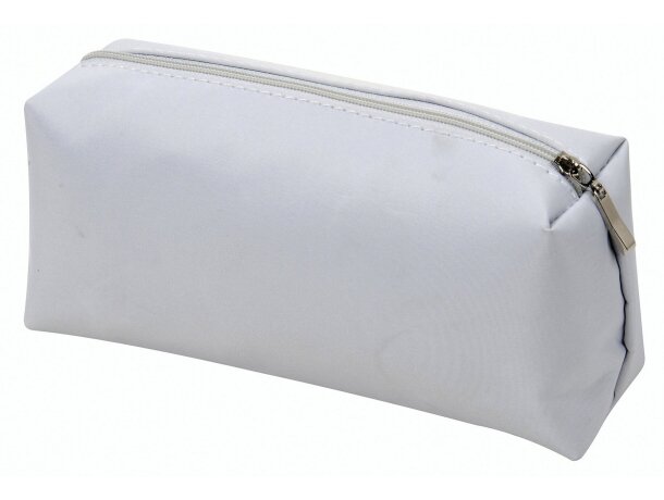 Neceser rectangular de microfibra personalizada blanca Neceser rectangular de microfibra personalizada blanca