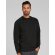 Sudadera de hombre personalizada poliéster 280 g/m2 Negro detalle 1
