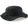 Sombrero con cordon ajustable en poliester negro