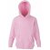 Sudadera de niño con capucha clásica con logo fucsia