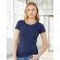 Camiseta de mujer manga corta 135 gr azul chili