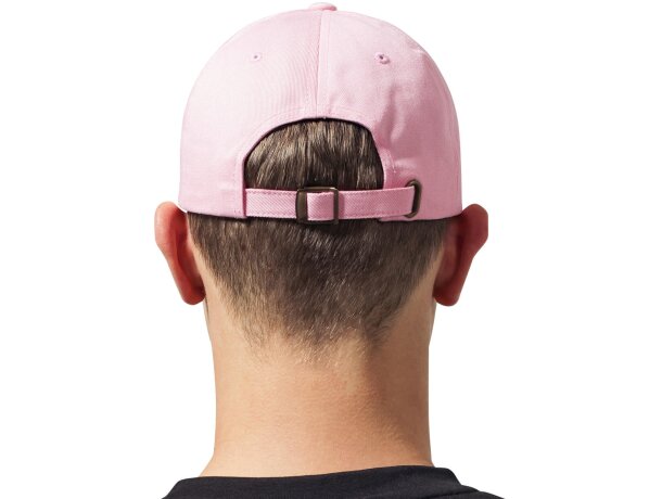 Gorra Twill perfil bajo Rosa detalle 3