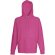 Sudadera con capucha fina personalizada fucsia