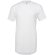 Camiseta de hombre corte largo Blanco