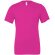 Camiseta Unisex 145 gr Rosa frambuesa