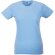 Camiseta de mujer algodón liso 135 gr personalizada azul claro