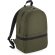 Mochila infantil poliéster con bolsillo delantero Verde militar detalle 2