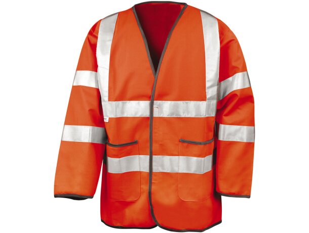 Chaqueta de seguridad ligera Amarillo fluorescente detalle 3