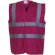 Chaleco de seguridad poliéster 120 g/m2 Rosa clásico