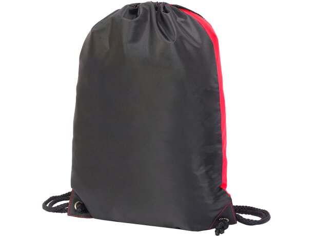 Bolsa Stafford con cordón contrastado Rojo/negro detalle 1