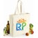 Bolsa Canvas Natural 270g personalizada con asas largas 58 cm detalle 1