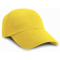 Gorras planas cierre clip ajustable 100% algodón 300 g/m2