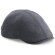 Gorro con logo plano Gatsby algodón grey linen
