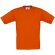 Camiseta de niños ligera 135 gr Naranja