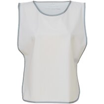 Hi-vis Reflective Border Tabard blanco