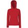 Sudadera con capucha para mujer personalizada roja