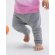 Pantalón bebé promocional para niños en viscosa. algodón orgánico 200 g/m2 Gris escarchado detalle 5