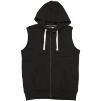Sudadera con capucha sin mangas negra Sudadera con capucha sin mangas negra
