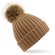 Gorro de lana personalizado con pompn poliacrílico Chunky Natural