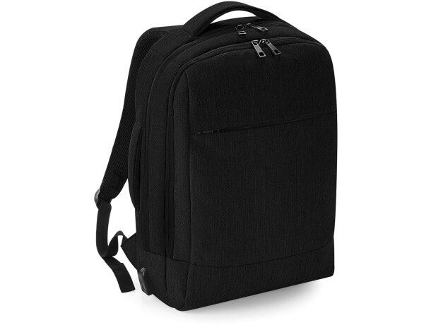 Mochila Q-Tech Charge puerto USB compartimento portátil 15.6 Gris/negro detalle 7