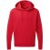 Sudadera con capucha hombre de poliéster 280 g/m2 Rojo