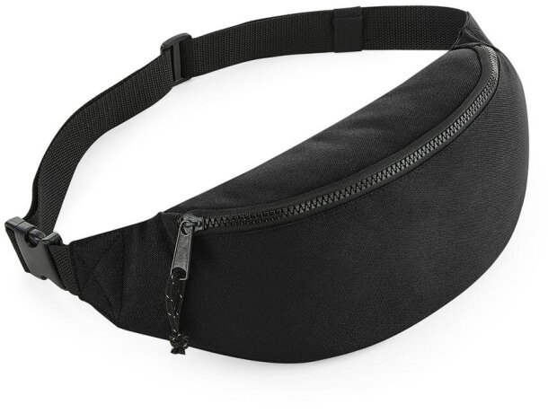 Riñoneras publicitarias recicladas con cinturón ajustable Verde militar detalle 4