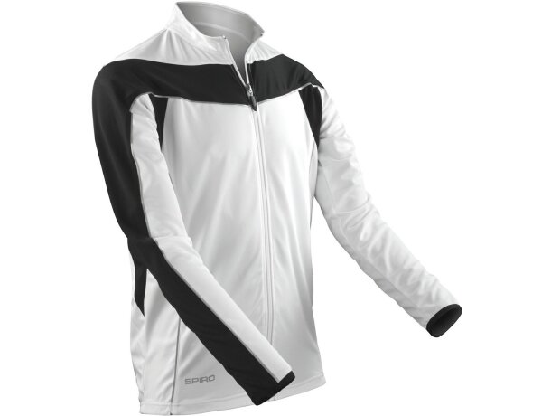 Top Ciclismo manga larga hombre Rojo brillante/negro detalle 3