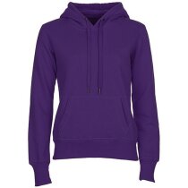 Sudadera con capucha de mujer 300 gr lila Sudadera con capucha de mujer 300 gr lila