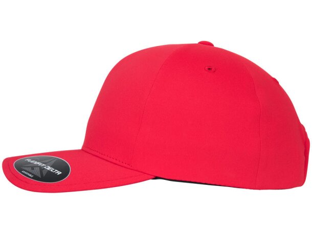 Gorra delta flexfit: comodidad y estilo en un solo modelo Rojo detalle 4