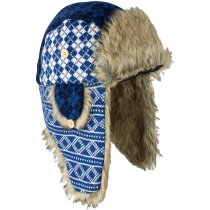 Gorro con orejeras para el frío y la nieve personalizada azul marino Gorro con orejeras para el frío y la nieve personalizada azul marino