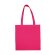 bolsa lisa de algodon con asas largas personalizada fucsia